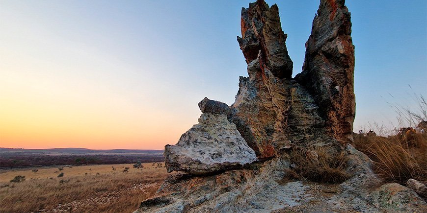 De prachtige landschappen van Isalo National Park, Madagaskar
