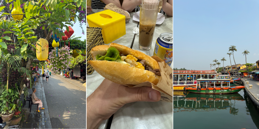 We proberen de beroemde sandwich