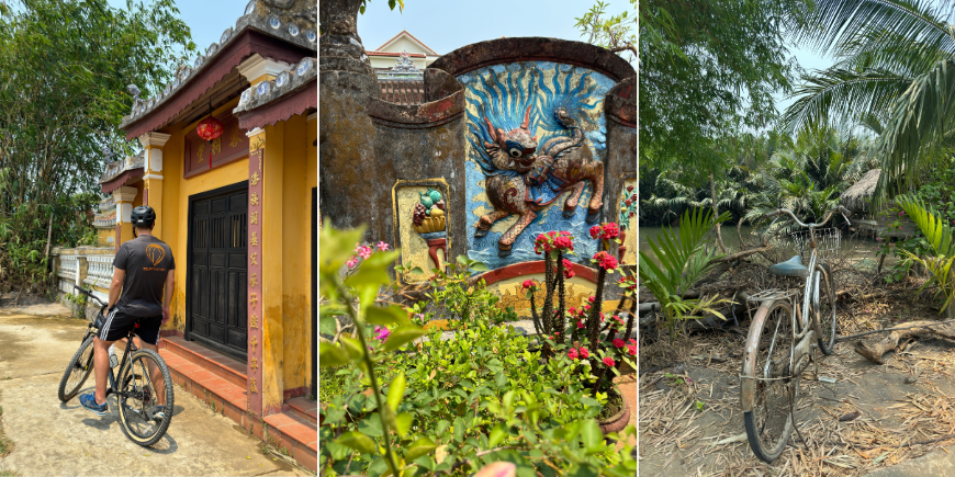 De fietstocht brengt ons langs vele mooie plekjes