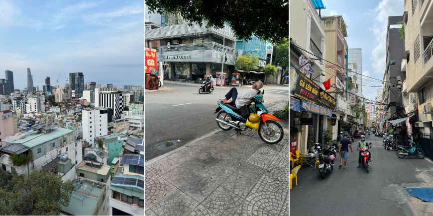 Bewegen door de bruisende stad