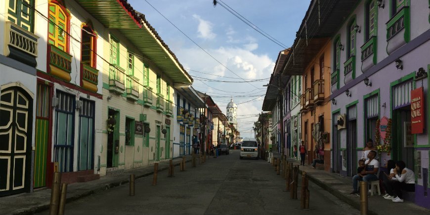 Hoofdstraat in Filandia