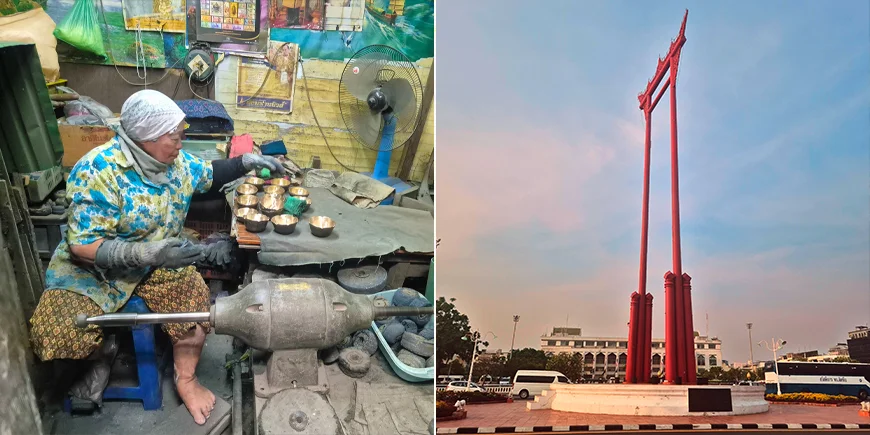 Op sightseeing door de straten van Bangkok