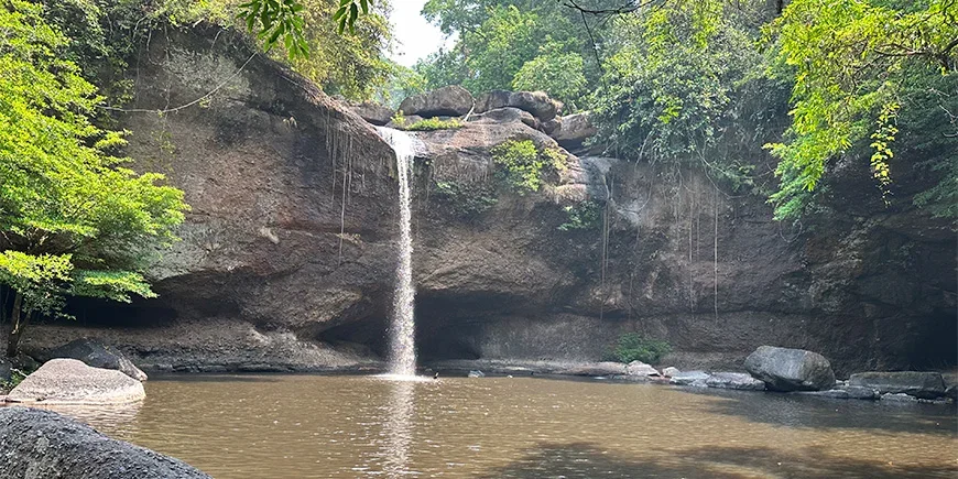Waterval in Khao Yai nationaal park