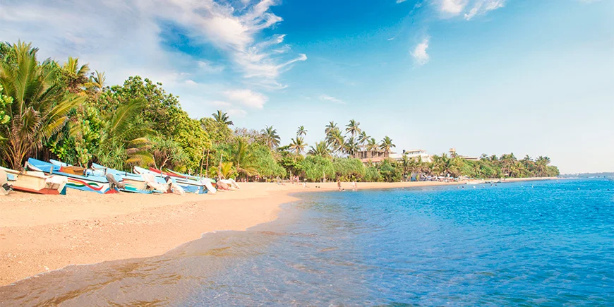 Mooie dag op Bentota Beach