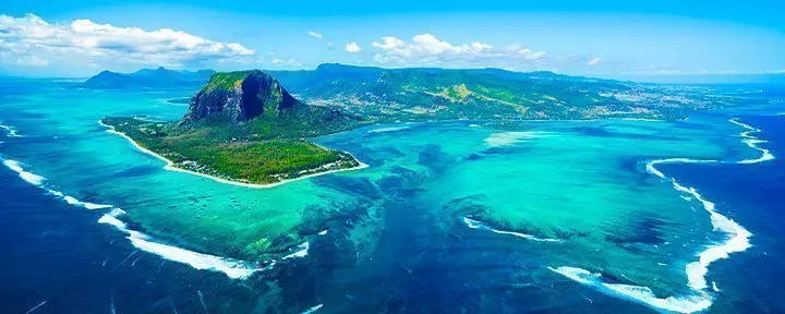 Overzichtsfoto van Mauritius