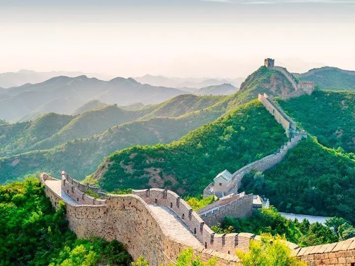 De Chinese Muur in China